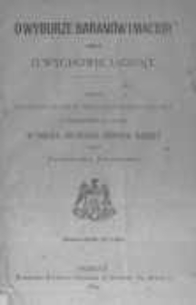 O wyborze baranów i macior oraz o wychowie jagniąt