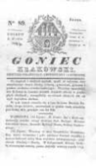 Goniec Krakowski: dziennik polityczny, historyczny i literacki. 1830.07.21 nr89