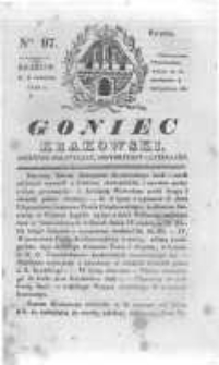 Goniec Krakowski: dziennik polityczny, historyczny i literacki. 1830.08.04 nr97