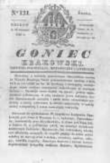 Goniec Krakowski: dziennik polityczny, historyczny i literacki. 1830.09.15 nr121