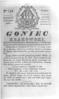 Goniec Krakowski: dziennik polityczny, historyczny i literacki. 1830.10.20 nr141
