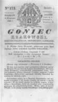 Goniec Krakowski: dziennik polityczny, historyczny i literacki. 1830.12.15 nr173