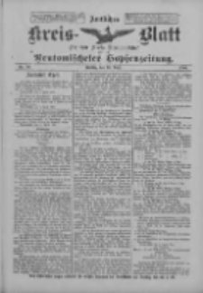 Amtliches Kreis-Blatt f&uuml;r den Kreis Neutomischel: zugleich Neutomischeler Hopfenzeitung 1900.04.13 Nr30