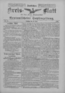 Amtliches Kreis-Blatt für den Kreis Neutomischel: zugleich Neutomischeler Hopfenzeitung 1900.06.12 Nr45