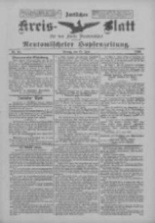 Amtliches Kreis-Blatt für den Kreis Neutomischel: zugleich Neutomischeler Hopfenzeitung 1900.06.15 Nr46
