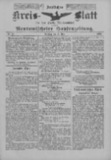 Amtliches Kreis-Blatt f&uuml;r den Kreis Neutomischel: zugleich Neutomischeler Hopfenzeitung 1900.06.19 Nr47