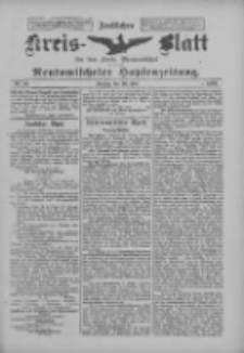 Amtliches Kreis-Blatt für den Kreis Neutomischel: zugleich Neutomischeler Hopfenzeitung 1900.07.20 Nr56