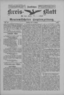 Amtliches Kreis-Blatt f&uuml;r den Kreis Neutomischel: zugleich Neutomischeler Hopfenzeitung 1900.08.03 Nr60