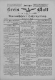 Amtliches Kreis-Blatt f&uuml;r den Kreis Neutomischel: zugleich Neutomischeler Hopfenzeitung 1900.08.17 Nr64