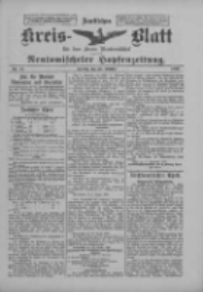 Amtliches Kreis-Blatt für den Kreis Neutomischel: zugleich Neutomischeler Hopfenzeitung 1900.10.26 Nr84