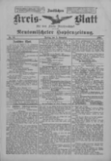 Amtliches Kreis-Blatt für den Kreis Neutomischel: zugleich Neutomischeler Hopfenzeitung 1900.11.09 Nr88