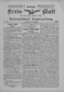 Amtliches Kreis-Blatt f&uuml;r den Kreis Neutomischel: zugleich Neutomischeler Hopfenzeitung 1900.11.13 Nr89