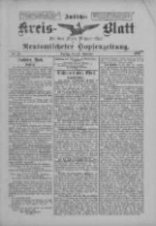 Amtliches Kreis-Blatt für den Kreis Neutomischel: zugleich Neutomischeler Hopfenzeitung 1900.11.13 Nr89