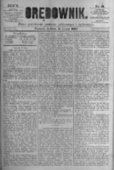 Orędownik: pismo poświęcone sprawom politycznym i sp&oacute;łecznym. 1880.07.31 R.10 nr91