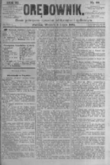 Orędownik: pismo poświęcone sprawom politycznym i spółecznym. 1881.07.05 R.11 nr80