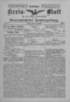 Amtliches Kreis-Blatt für den Kreis Neutomischel: zugleich Neutomischeler Hopfenzeitung 1900.11.23 Nr92