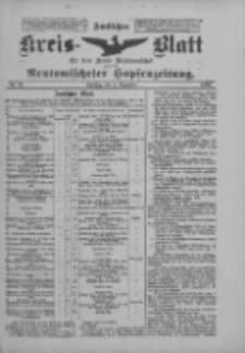 Amtliches Kreis-Blatt f&uuml;r den Kreis Neutomischel: zugleich Neutomischeler Hopfenzeitung 1900.12.04 Nr95