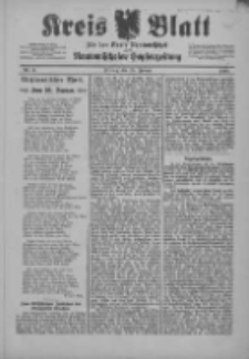 Kreis Blatt f&uuml;r den Kreis Neutomischeler zugleich Hopfenzeitung 1901.01.18 Nr6