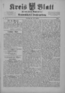Kreis Blatt f&uuml;r den Kreis Neutomischeler zugleich Hopfenzeitung 1901.01.22 Nr7