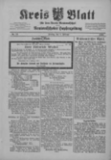 Kreis Blatt f&uuml;r den Kreis Neutomischeler zugleich Hopfenzeitung 1901.02.08 Nr12