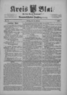 Kreis Blatt f&uuml;r den Kreis Neutomischeler zugleich Hopfenzeitung 1901.02.15 Nr14