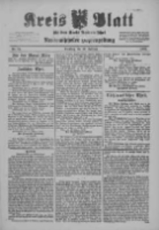 Kreis Blatt f&uuml;r den Kreis Neutomischeler zugleich Hopfenzeitung 1901.02.19 Nr15
