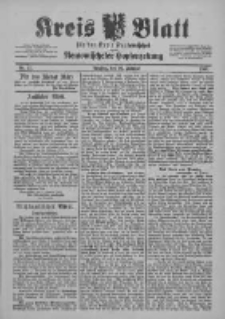 Kreis Blatt f&uuml;r den Kreis Neutomischeler zugleich Hopfenzeitung 1901.02.26 Nr17