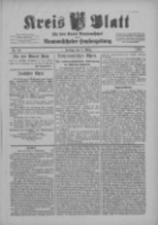 Kreis Blatt f&uuml;r den Kreis Neutomischeler zugleich Hopfenzeitung 1901.03.08 Nr20