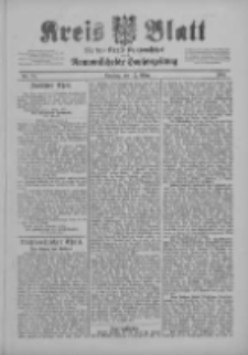 Kreis Blatt f&uuml;r den Kreis Neutomischeler zugleich Hopfenzeitung 1901.03.12 Nr21