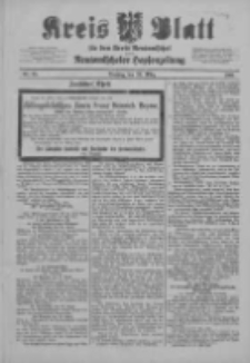 Kreis Blatt f&uuml;r den Kreis Neutomischeler zugleich Hopfenzeitung 1901.03.26 Nr25