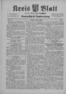 Kreis Blatt f&uuml;r den Kreis Neutomischeler zugleich Hopfenzeitung 1901.03.29 Nr26