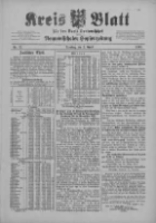 Kreis Blatt f&uuml;r den Kreis Neutomischeler zugleich Hopfenzeitung 1901.04.02 Nr27