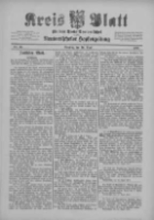Kreis Blatt f&uuml;r den Kreis Neutomischeler zugleich Hopfenzeitung 1901.04.16 Nr30