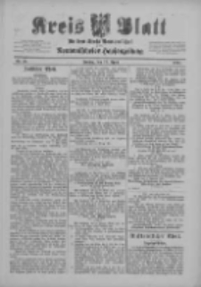 Kreis Blatt f&uuml;r den Kreis Neutomischeler zugleich Hopfenzeitung 1901.04.19 Nr31