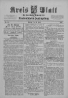 Kreis Blatt f&uuml;r den Kreis Neutomischeler zugleich Hopfenzeitung 1901.04.23 Nr32