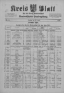 Kreis Blatt f&uuml;r den Kreis Neutomischeler zugleich Hopfenzeitung 1901.04.30 Nr34