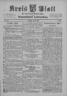 Kreis Blatt f&uuml;r den Kreis Neutomischeler zugleich Hopfenzeitung 1901.05.03 Nr35