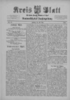 Kreis Blatt f&uuml;r den Kreis Neutomischeler zugleich Hopfenzeitung 1901.05.10 Nr37