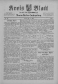 Kreis Blatt f&uuml;r den Kreis Neutomischeler zugleich Hopfenzeitung 1901.05.17 Nr39