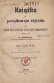 Książka do początkowego czytania dla szkół tak polskich jako też niemieckich