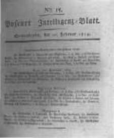Posener Intelligenz Blatt. 1819.02.20 Nr15