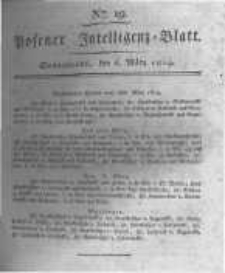 Posener Intelligenz Blatt. 1819.03.06 Nr19