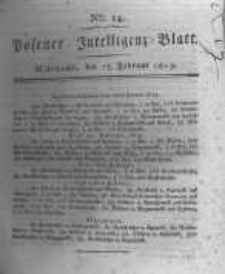 Posener Intelligenz Blatt. 1819.02.17 Nr14