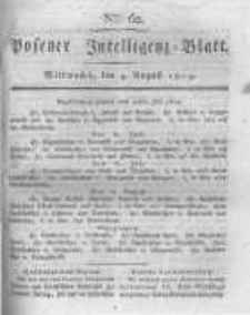 Posener Intelligenz Blatt. 1819.08.04 Nr62