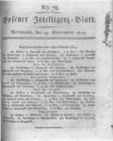 Posener Intelligenz Blatt. 1819.09.29 Nr78