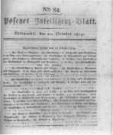 Posener Intelligenz Blatt. 1819.10.20 Nr84