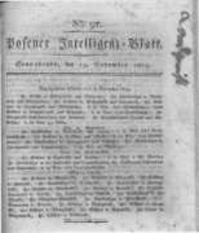 Posener Intelligenz Blatt. 1819.11.13 Nr91