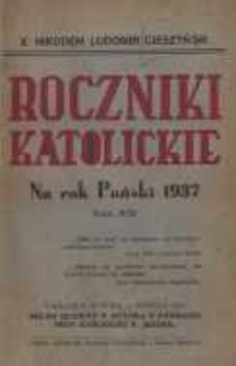 Roczniki Katolickie na Rok Pański 1937 T.14