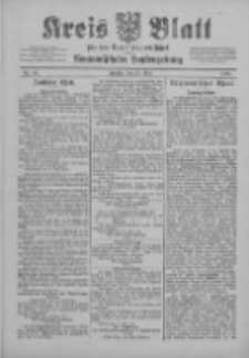 Kreis Blatt f&uuml;r den Kreis Neutomischeler zugleich Hopfenzeitung 1901.05.31 Nr42