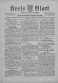 Kreis Blatt f&uuml;r den Kreis Neutomischeler zugleich Hopfenzeitung 1901.06.10 Nr45